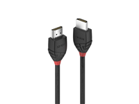 Lindy Black Line - HDMI cable with Ethernet - HDMI male to HDMI male - 50 cm - triple shielded - black - 4K support