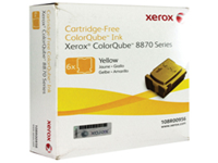 Xerox ColorQube 8870 - 6 - yellow - solid inks - for ColorQube 8870DN, 8880_ADN, 8880_ADNM