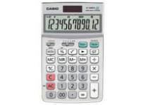 Casio JF-120ECO 12 digit dual powered calculator. Features percentage and tax calculation key roll-over currency conversions independent memory 3 digit comma markers rapid correction key plus/minus sign change and rounding selector.