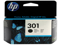HP 301 - Black - original - ink cartridge - for Deskjet 1050A J410, 1051A J410, 10XX, 10XX J410, 15XX, 2000, 2050 J510, 2050A J510