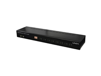 Lindy KVM Switch Pro USB 2.0 Audio DVI-I - KVM / audio / USB switch - 8 x KVM / audio / USB - 1 local user - desktop