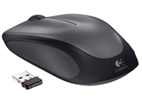 Logitech M235 - Mouse - right-handed - optical - wireless - 2.4 GHz - USB wireless receiver - grey